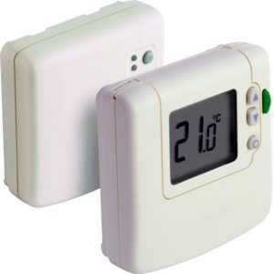 Termostato digital con función ECO de ahorro de energía y receptor BDR91