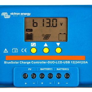 Regulador BlueSolar PWM (DUO) LCD&USB 12/24V-20A
